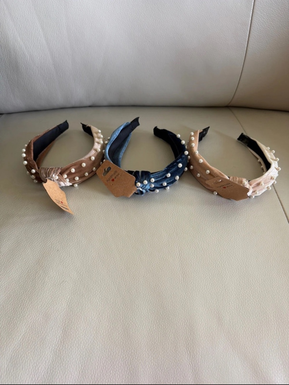 NWT 3 Pearl-Knot Kids Headband